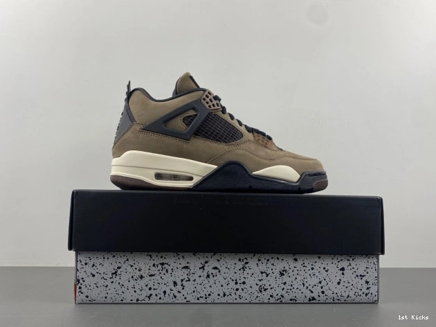1st Kicks Jordan AJ4-882335 Travis Retro 4 Air Brown TS x Scott 0824